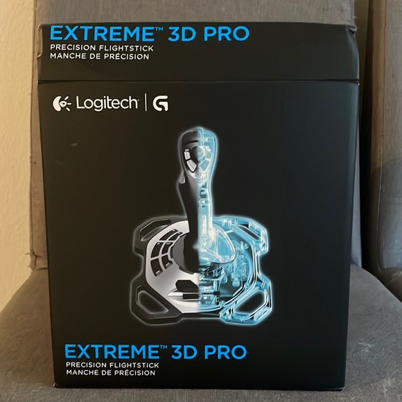LOGITECH EXTREME 3D PRO - PRECISION FLIGHTSTICK - Picture 1 of 3